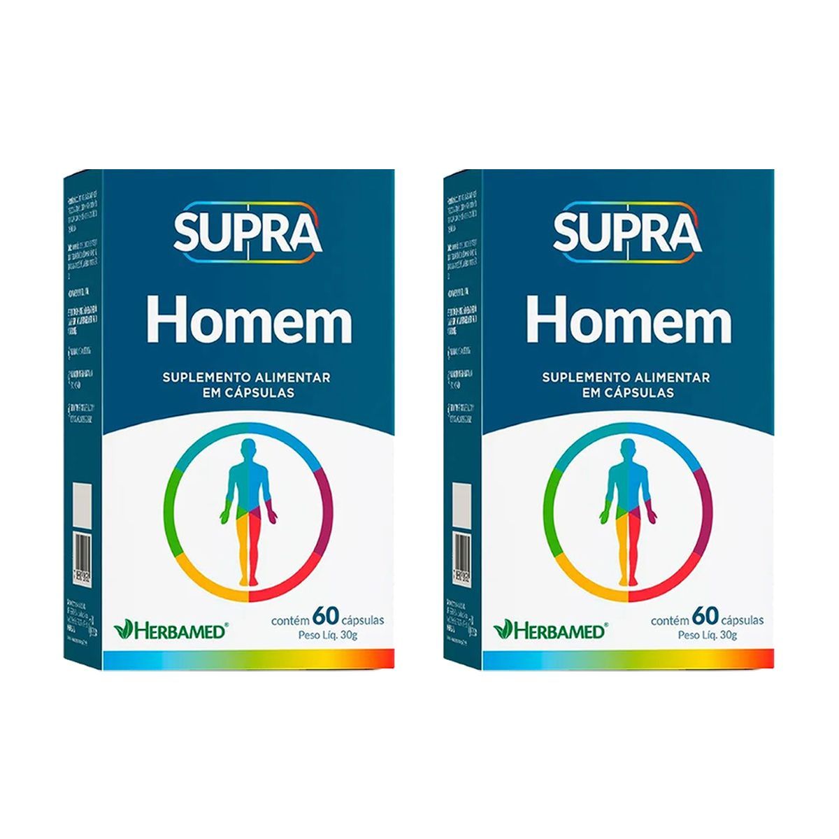 Kit 2X Supra Homem Polivitam�nico - 60 C�psulas - Herbamed