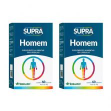 Kit 2X Supra Homem Polivitam�nico - 60 C�psulas - Herbamed