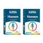 Kit 2X Supra Homem Polivitam�nico - 60 C�psulas - Herbamed