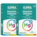 Kit 2X Supra Magn�sio Dimalato - 60 C�psulas - Herbamed