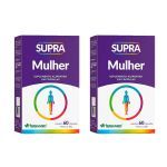 Kit 2X Supra Mulher Polivitam�nico - 60 C�psulas - Herbamed