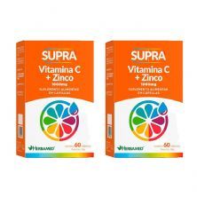 Kit 2X Supra Vitamina C + Zinco - 60 C�psulas - Herbamed
