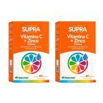 Kit 2X Supra Vitamina C + Zinco - 60 C�psulas - Herbamed