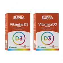Kit 2X Supra Vitamina D3 - 2000ui 60 C�psulas - Herbamed