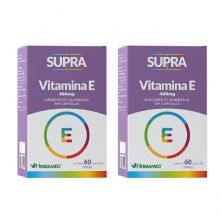 Kit 2X Supra Vitamina E - 400mg 60 C�psulas - Herbamed