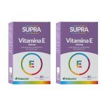 Kit 2X Supra Vitamina E - 400mg 60 C�psulas - Herbamed
