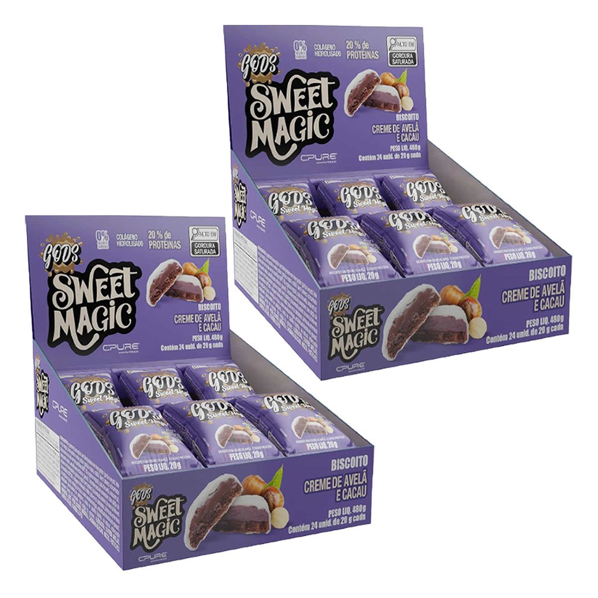 Kit 2X Sweet Magic - 24 Unidades Creme de Avel� - Canibal