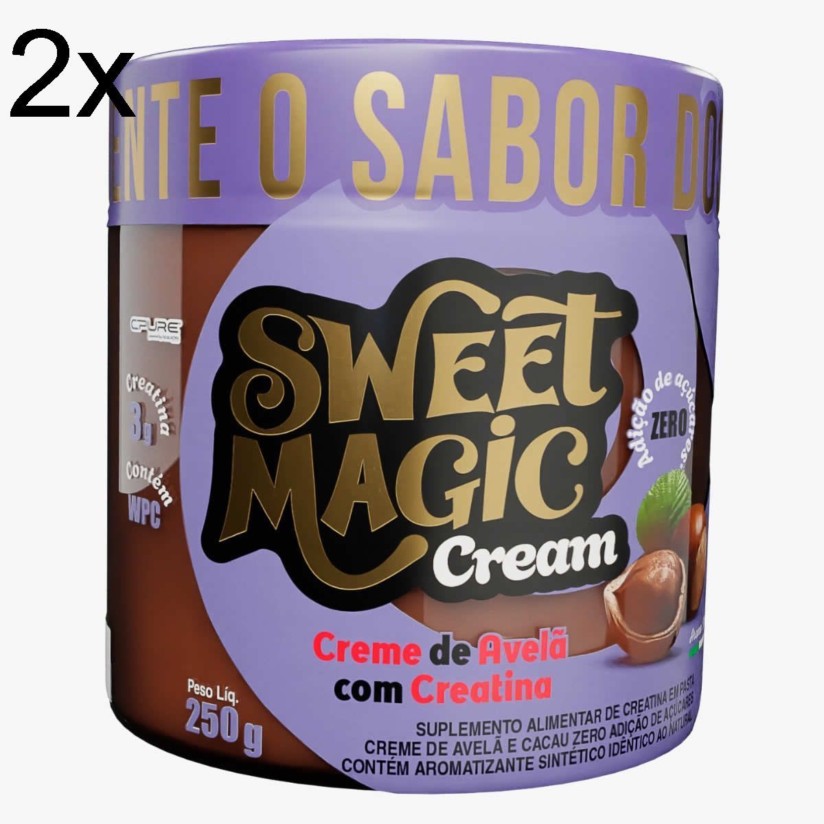 Kit 2X Sweet Magic Cream - 250g Creme de Avel� - Canibal