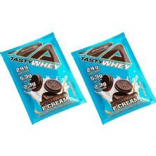 Kit 2X Tasty Whey 3W - 1 Sach� 34g Cookies & Cream - Adaptogen