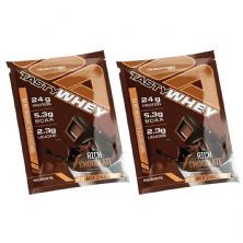 Kit 2X Tasty Whey 3W - 1 Sach� 34g Rich Chocolate - Adaptogen