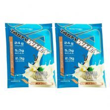 Kit 2X Tasty Whey 3W - 1 Sach� 34g Vanilla Cream - Adaptogen