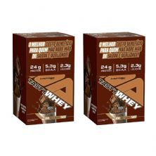 Kit 2X Tasty Whey 3W - 12 Sach�s 34g Rich Chocolate - Adaptogen