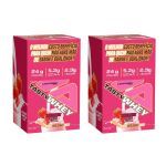 Kit 2X Tasty Whey 3W - 12 Sach�s 34g Strawberry Creme - Adaptogen