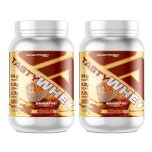 Kit 2X Tasty Whey 3W - 900g Banoffe - Adaptogen