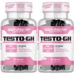 Kit 2X Testo GH Feminy - 60 C�psulas - Body Nutry