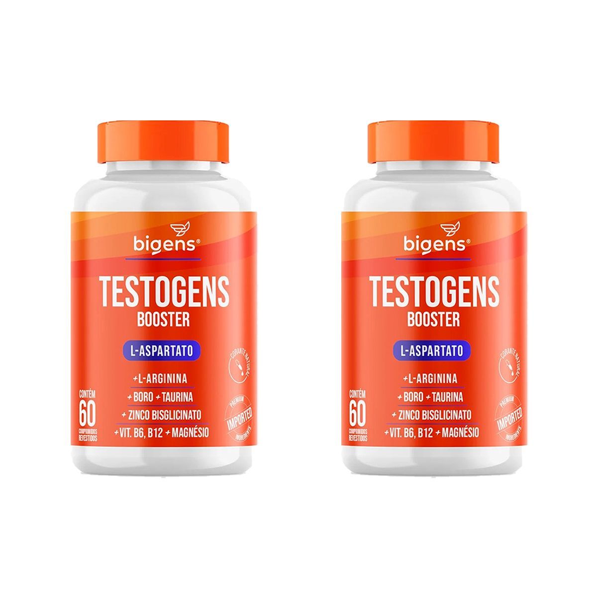 Kit 2X Testogens Booster - 60 Comprimidos - Bigens