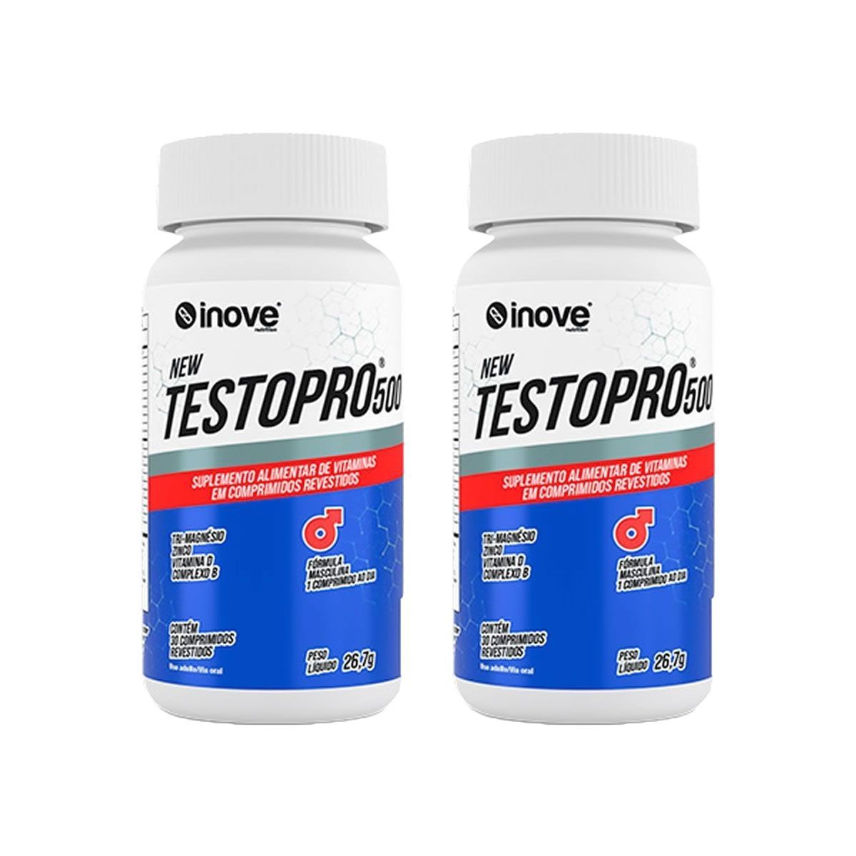 Kit 2X Testopro 500 - 30 C�psulas - Inove Nutrition