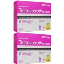 Kit 2X Testosterol Woman - 30 Comprimidos - Inove Nutrition