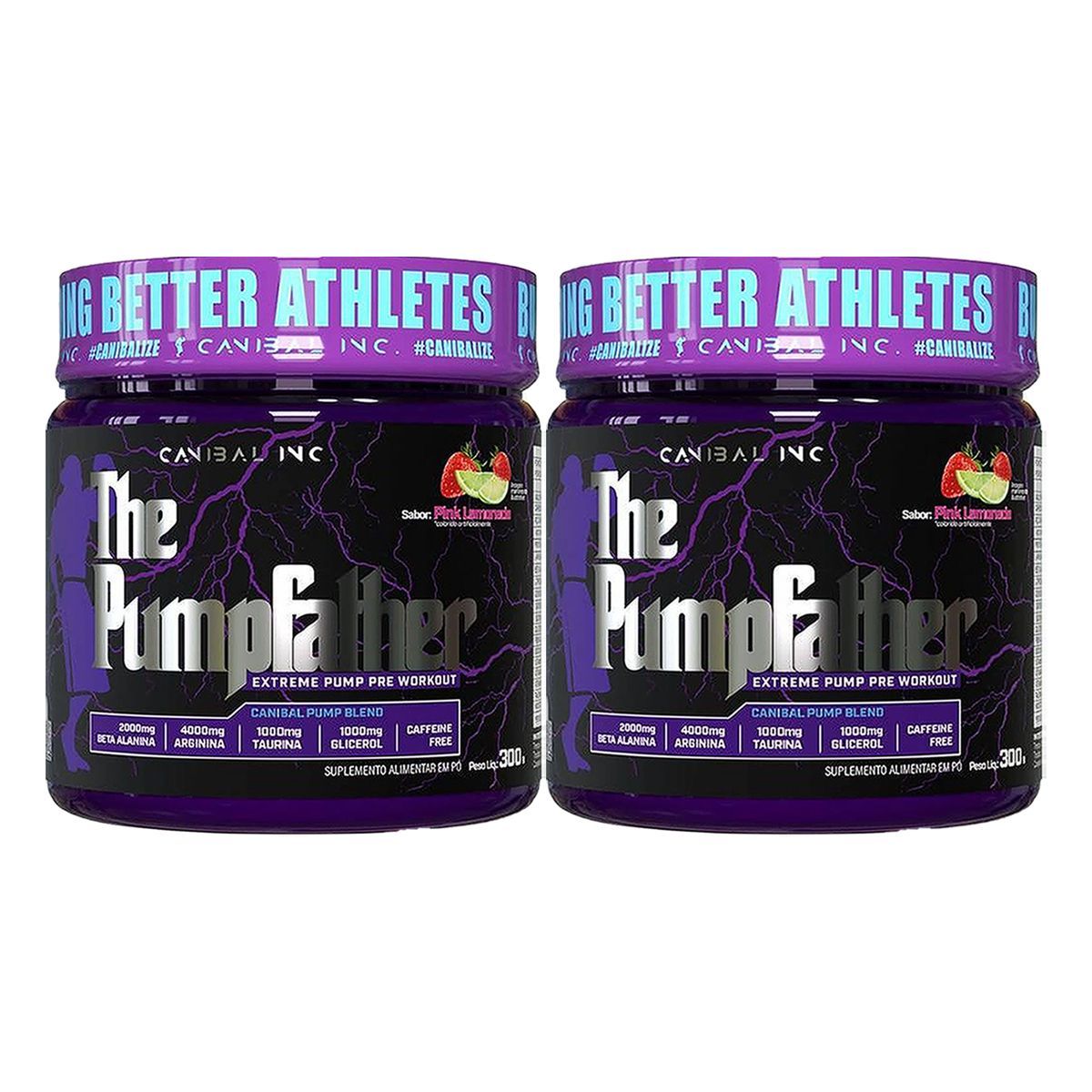 Kit 2X The Pumpfather - 300g Sabor Pink Lemonade - Canibal