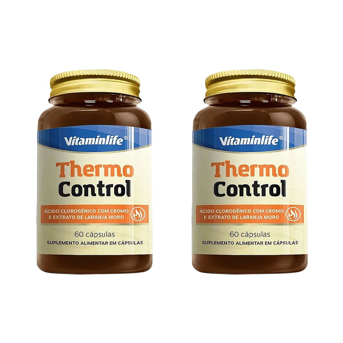 Kit 2X Thermo Control - 60 C�psulas - VitaminLife