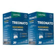 Kit 2X Treonato Magn�sio e Treonina - 60 Comprimidos - Lauton Nutrition