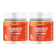 Kit 2X Tri Magn�sio Inositol Relax - 180g Maracuj� - Bigens