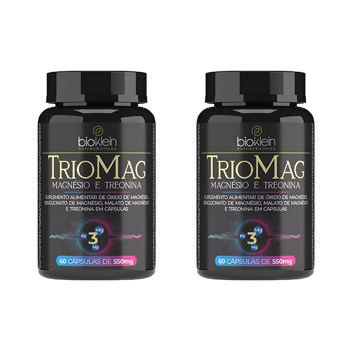 Kit 2X TrioMag Treonato - 60 C�psulas - Bioklein