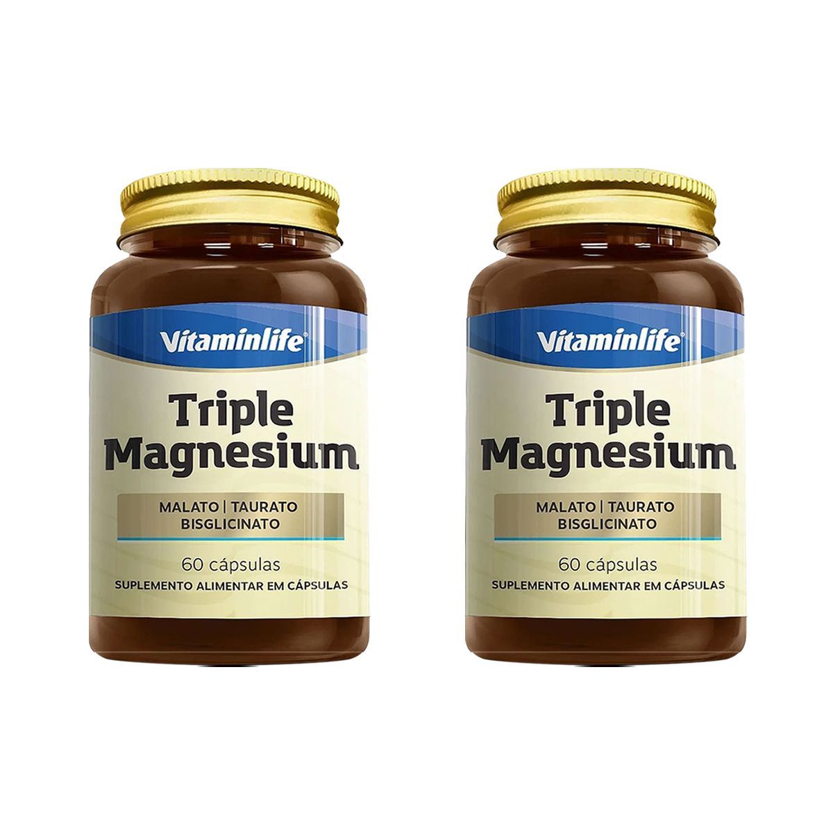 Kit 2X Triple Magnesium - 60 C�psulas - VitaminLife