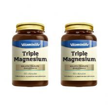 Kit 2X Triple Magnesium - 60 C�psulas - VitaminLife