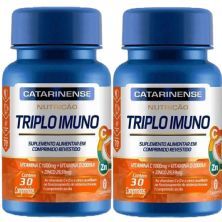 Kit 2X Triplo Imuno - 30 Comprimidos - Catarinense Nutri��o