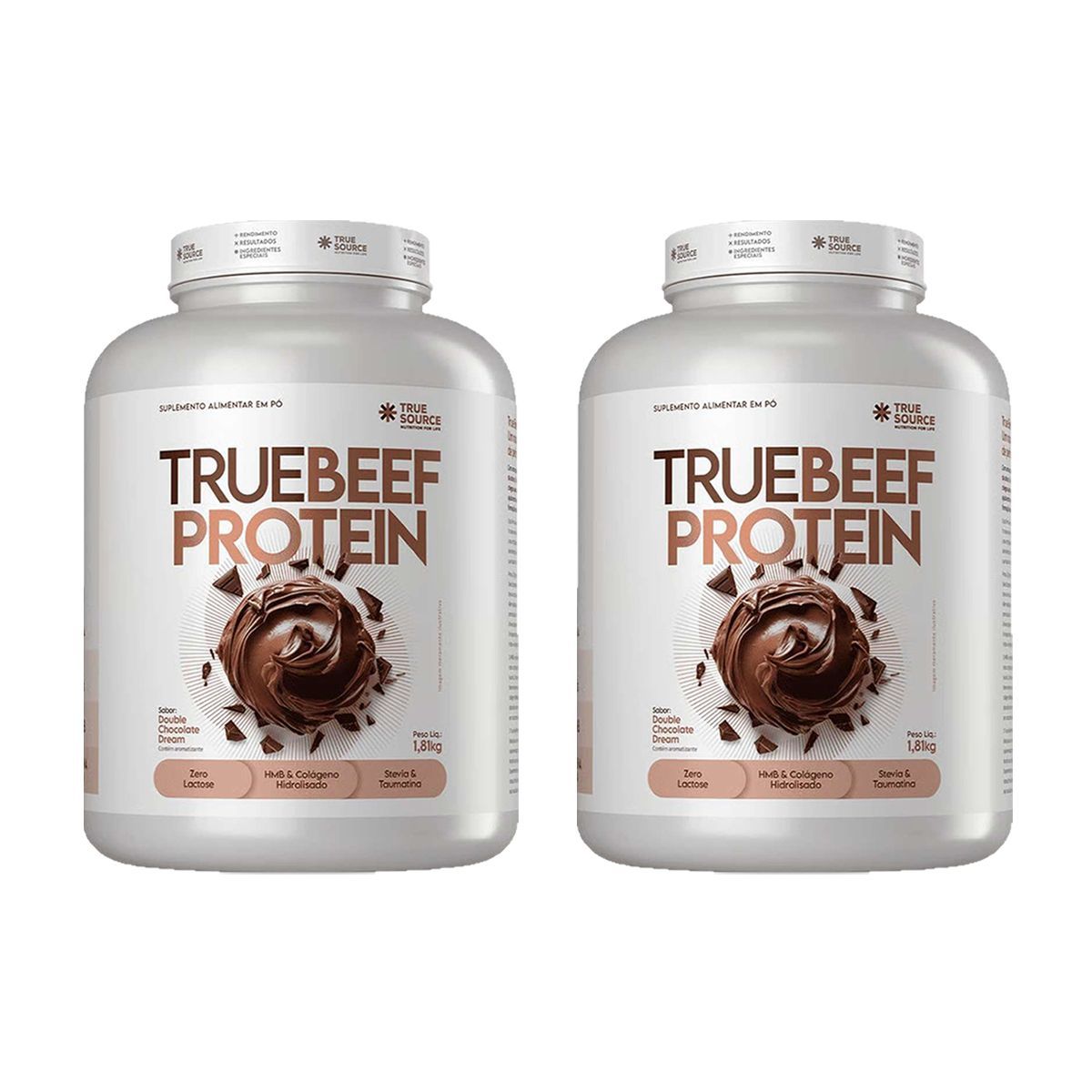 Kit 2X True Beef Protein - 1810g Double Chocolate Dream  - True Source