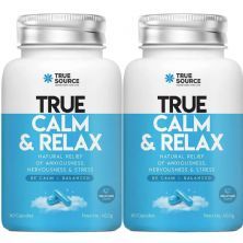 Kit 2X True Calm e Relax - 90 C�psulas - True Source