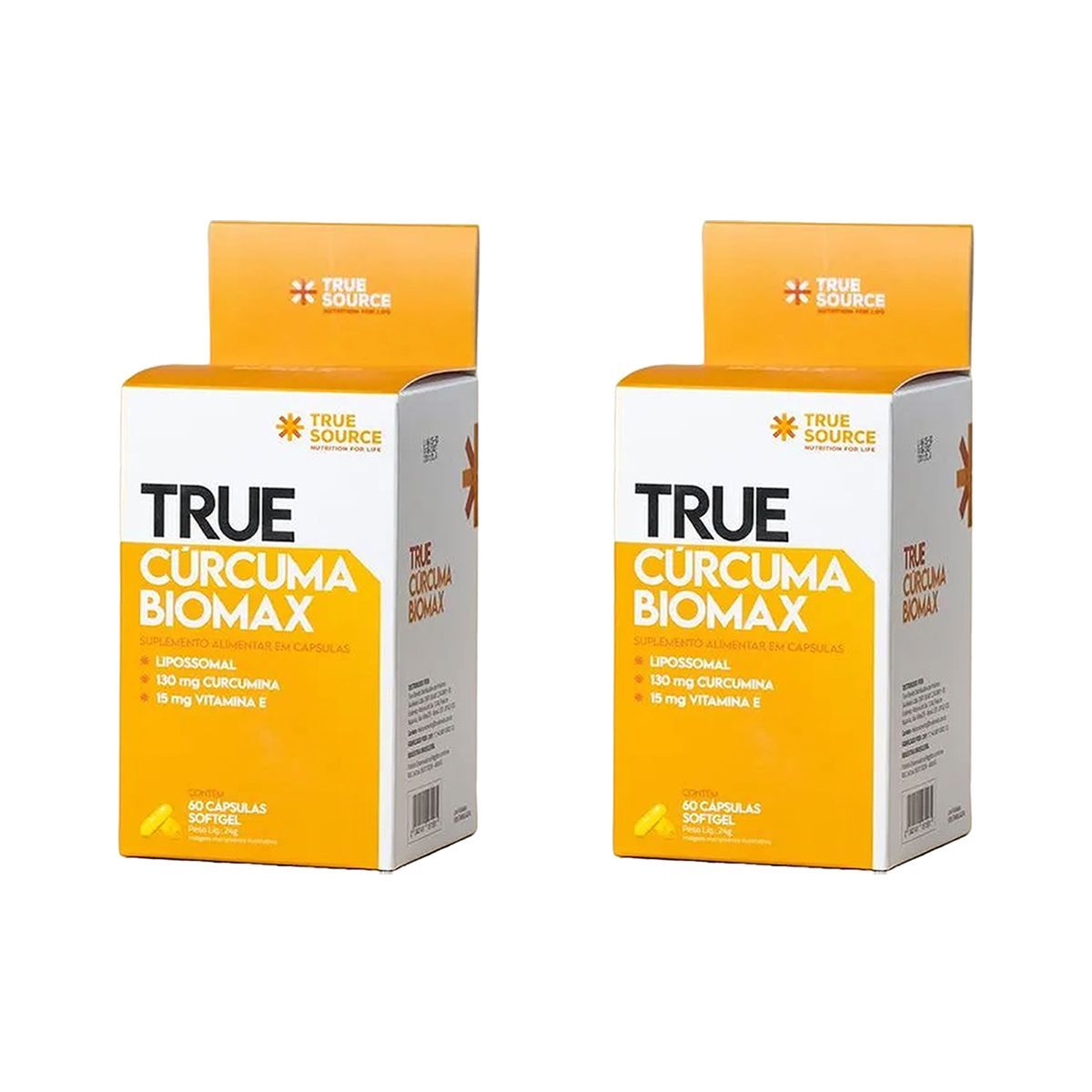Kit 2X True C�rcuma Biomax - 60 C�psulas Softgel - True Source
