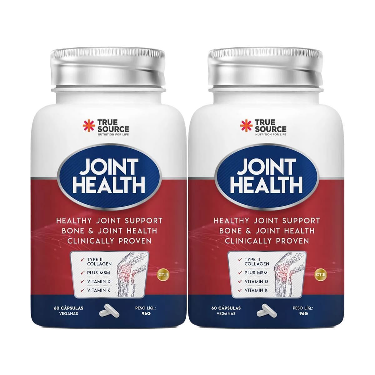 Kit 2X True Joint Health - 60 C�psulas - True Source