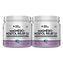 Kit 2X True Magn�sio + Inositol Relief 3.0 - 300g Camomila, Laranja e Lavanda - True Source
