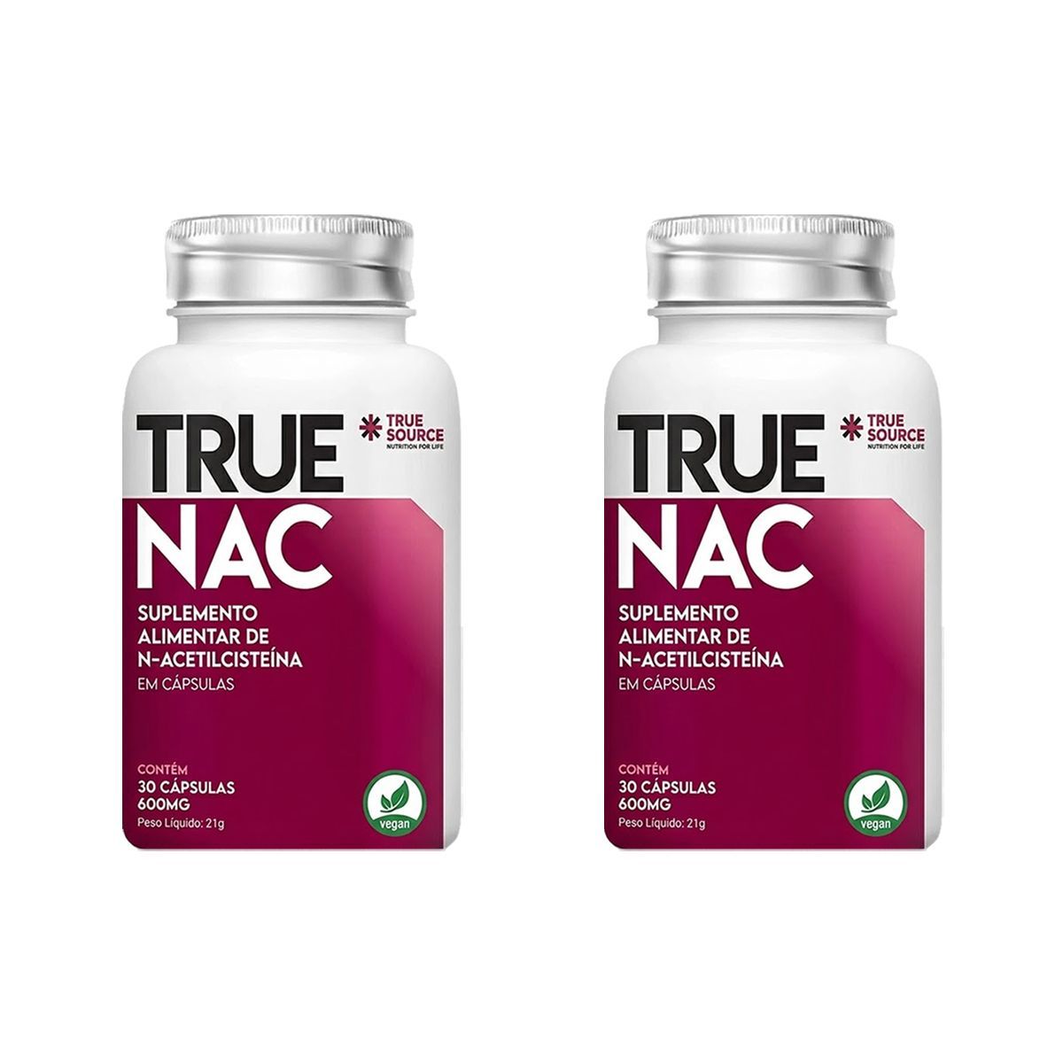 Kit 2X True NAC - 30 C�psulas - True Source