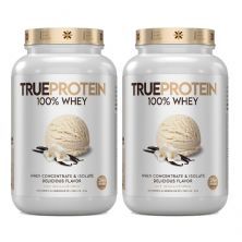Kit 2X True Protein 100% Whey - 874g Vanilla Ice Cream - True Source