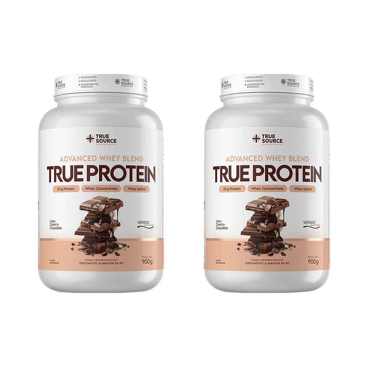 Kit 2X True Protein Advanced Whey - 900g Creamy Chocolate - True Source