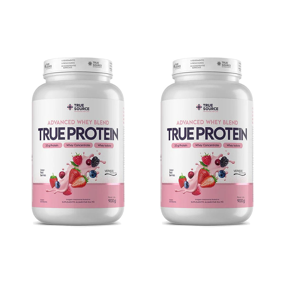 Kit 2X True Protein Advanced Whey - 900g Red Berries - True Source