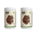 Kit 2X True Vegan Prote�na Vegetal - 837g Chocolate com Avel� - True Source