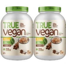 Kit 2X True Vegan Prote�na Vegetal - 837g Vanilla Chai - True Source