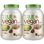 Kit 2X True Vegan Prote�na Vegetal - 837g Vanilla Chai - True Source