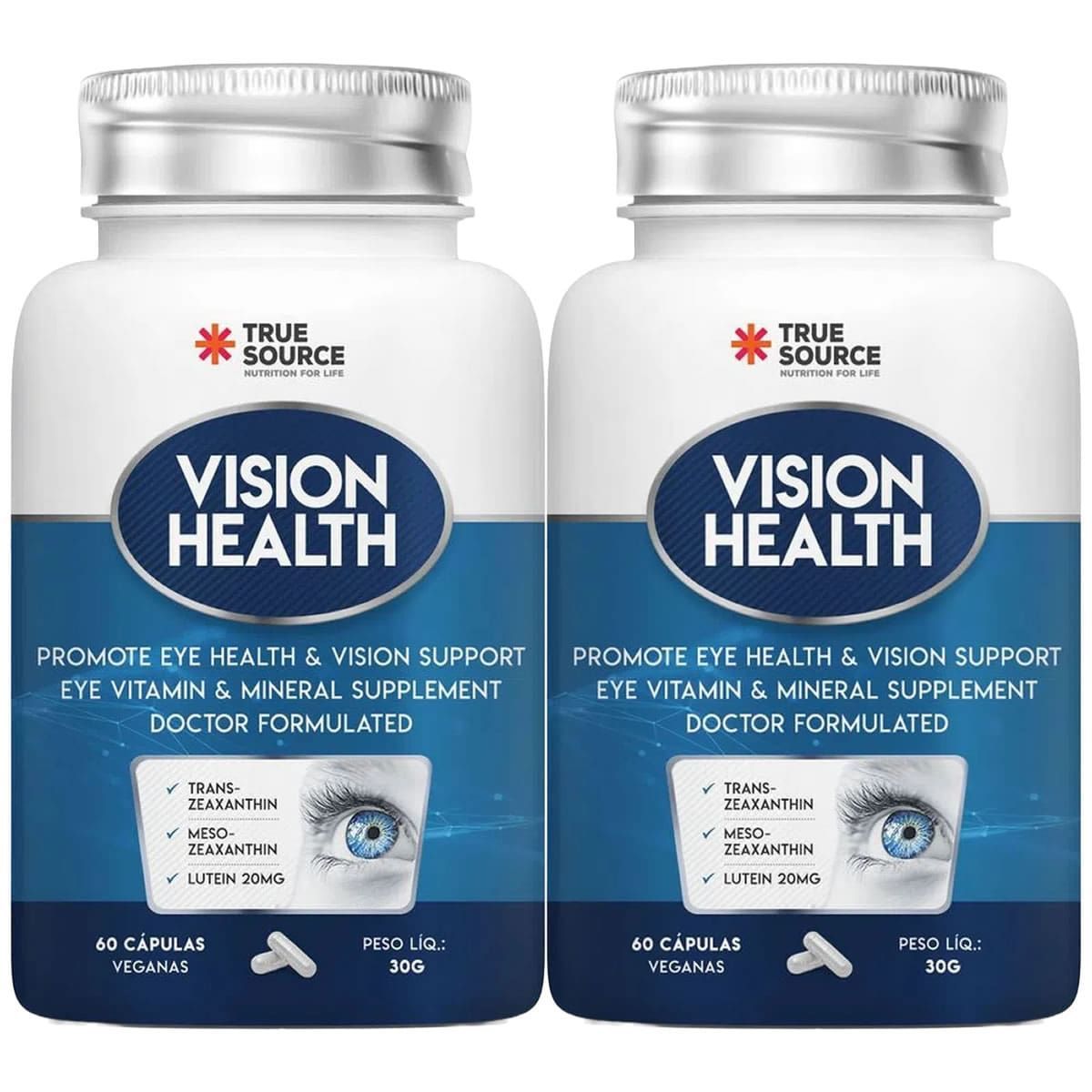 Kit 2X True Vision Health - 60 C�psulas - True Source