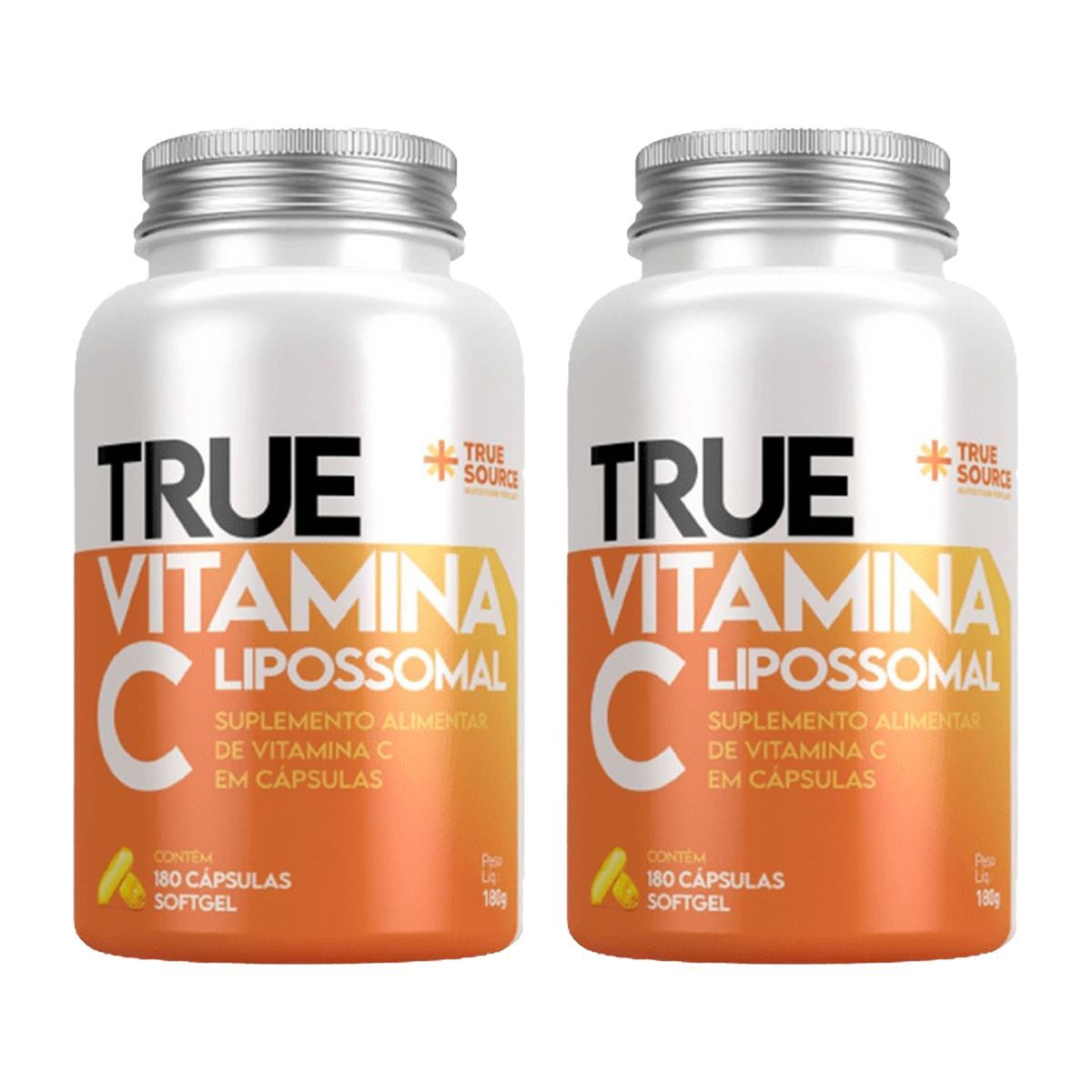 Kit 2X True Vitamina C Lipossomal - 180 C�psulas - True Source