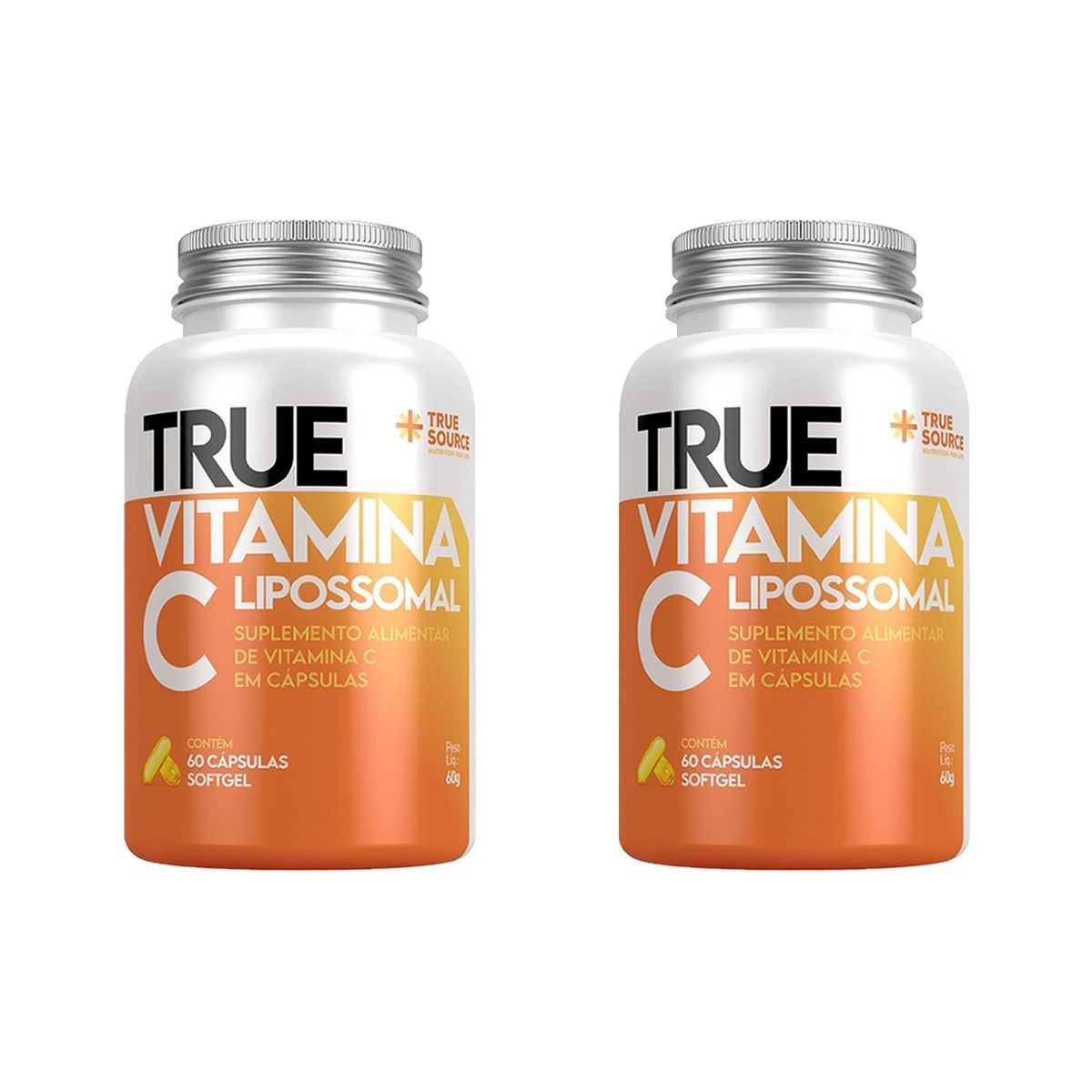 Kit 2X True Vitamina C Lipossomal - 60 C�psulas - True Source