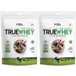 Kit 2X True Whey Concentrate - 900g  Refil Cookies Milkshake - True Source