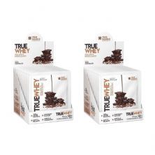 Kit 2X True Whey Hidrolisado e Isolado - 10 Sach�s 32g Dark Chocolate - True Source