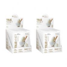 Kit 2X True Whey Hidrolisado e Isolado - 10 Sach�s 32g Fior di Latte - True Source