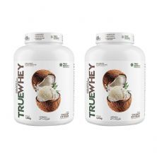 Kit 2X True Whey Protein Hidrolisado e Isolado - 1810g Coconut Ice Cream - True Source