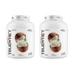 Kit 2X True Whey Protein Hidrolisado e Isolado - 1810g Coconut Ice Cream - True Source